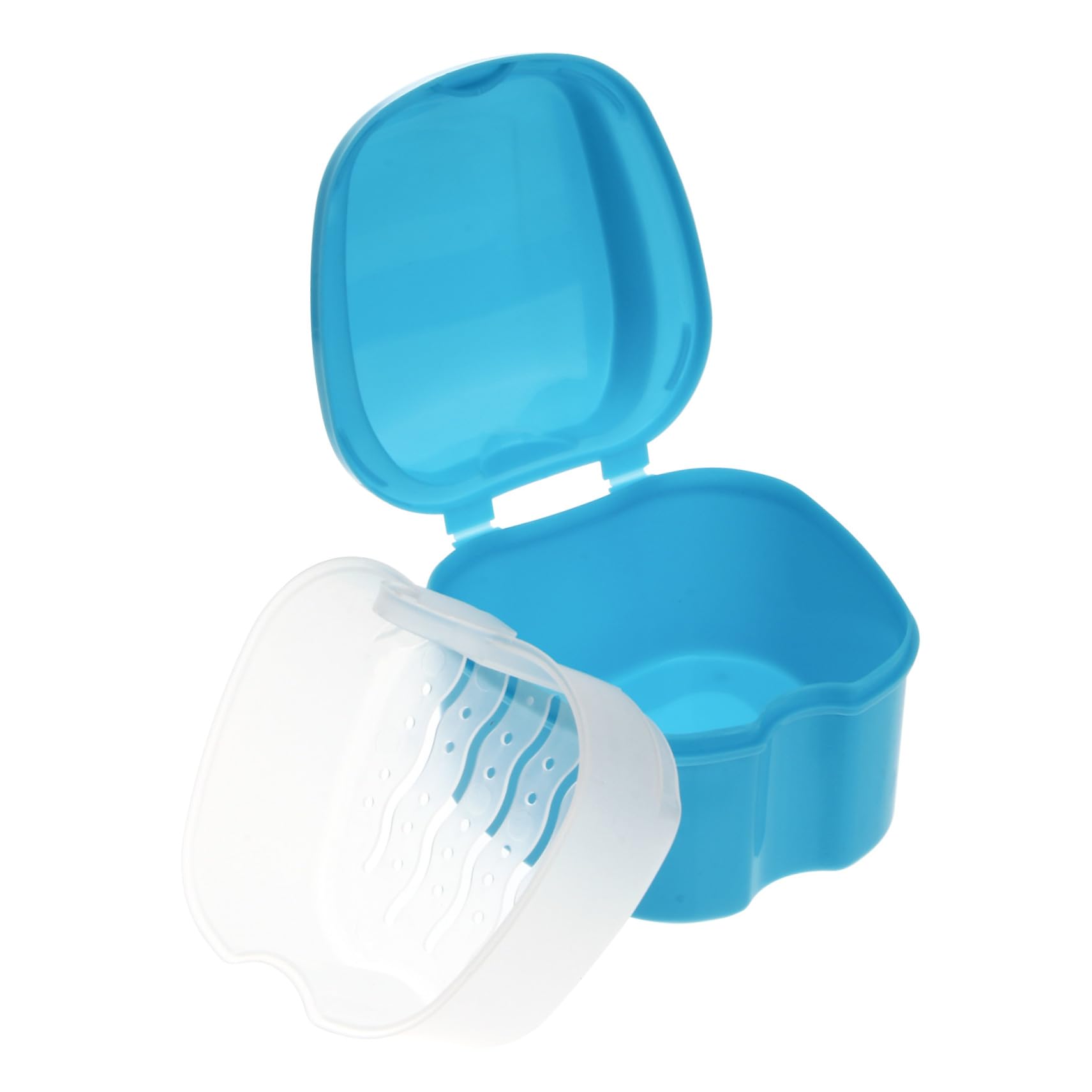 Boîte de Nettoyage pour Prothèse Dentaire, avec Panier de Rinçage PP