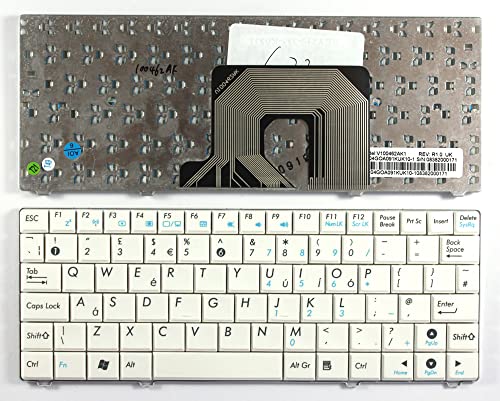 Clavier PC ASUS MP-08F46GB-5281 blanc de rechange par Power4Laptops
