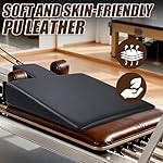 TOBWOLF Pilates Wedge, Non-Slip Workout Wedge for Pilates Reformer, Removable Wedge Mat for Prenatal Exercise & Beginners, Gentle Support Cushion for Reformer, Mat, Home & Studio Use - Image 5