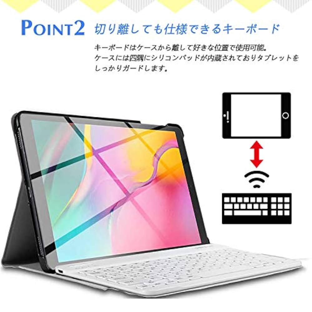 Galaxy Tab ブラック 本体 + キーボード　(ペンなし) Amazon.co.jp: Galaxy Tab S9+ Book Cover Keyboard Slim