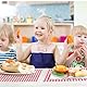 Eaasty Einweg-Tischsets, 50 Stück, rotes Gingham-Papier, kariert, für Picknick, Grillen, Papiertische, Tischset, doppelseitig, für Babypartys, Hochzeiten, Geburtstage, Teepartys, Abendessen,