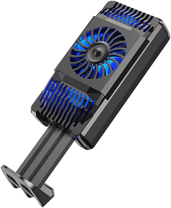 Universal Mobile Phone Game Cooler System Cooling Fan Gamepad Holder Stand Radiator(D)