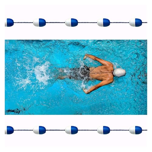Séparateur de couloirs pour piscine de compétition avec bouées