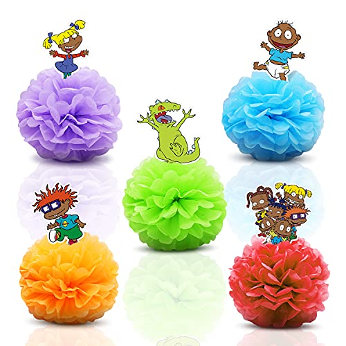 Valentina Buck 5 African American Rugrat Party Centerpieces Table Centerpieces Party Supplies Honey bomb Paper Flowers