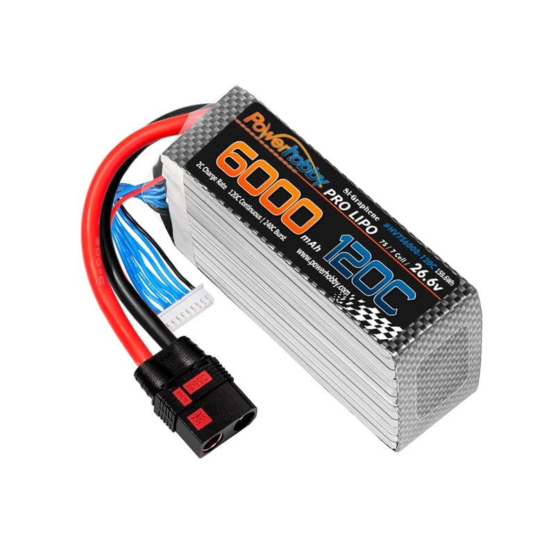 Amazon.com: Powerhobby 6s 22.8V 6000mah 120c Graphene + HV