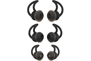 Bose QuietComfort 20 Earbuds Replacement Tips - 3 Pairs Silicone Earplugs -...