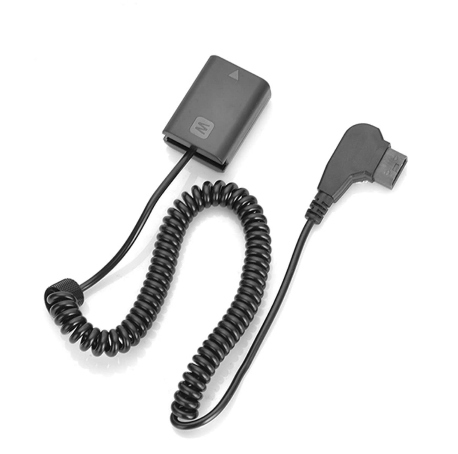 King Ma D-Tap to NP-FW50 Dummy Fully Decoded Battery with Power Spring Cable Replacement for Sony Alpha a7 a7r2 a7m2 a7s2 a6000 a6300 a6500 a5000 a5100 Camera