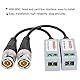Sonew Video-Balun, HD 1080P Balun Passiver Video Twisted Passiv Video Transceiver Balun Sender für CVI/TVI