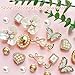 BOAJUNWU Bling Shoe Charms for Women,Girly Golden Chains for Clog Sandals,Rhinestones Bling Chain Charms Cute Designer Shoe Decoration DIY Accessories Jewels Birthday Gifts Party Favors