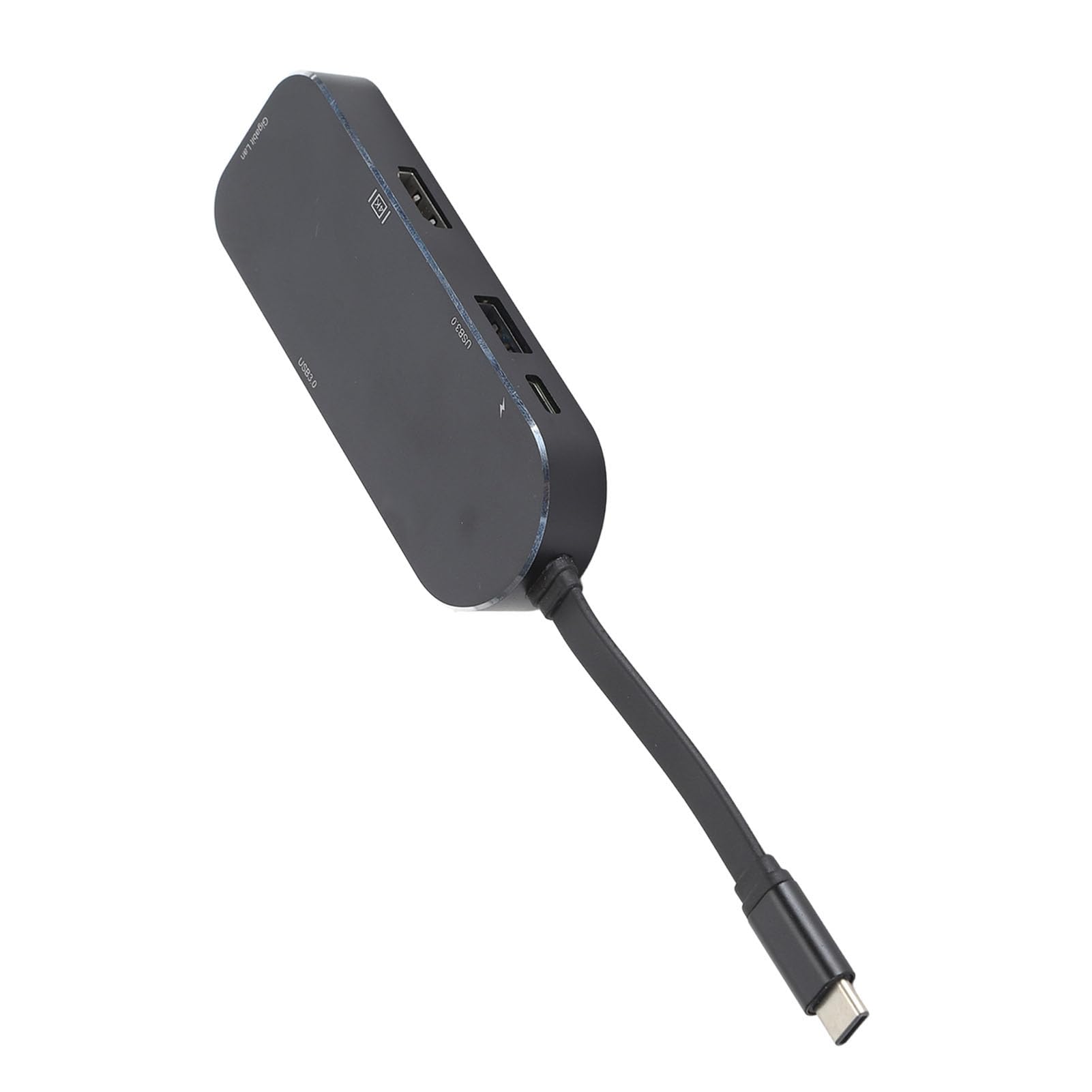 7 in 1 Stazione di Docking di Tipo C con Uscita 4K, Hub USB C con Ethernet RJ45, 2 Porte USB 3.0, Addebitando per Pro, Pro, More (BLACK)