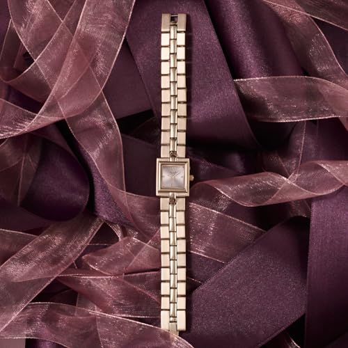 Image of Sonata Poze 8 Quartz Analog with Pink Dial IP Rose Gold Alloy Strap Watch for Women - SP80171WM01W