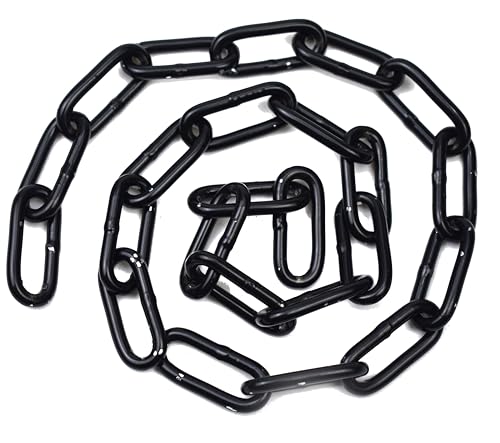 Chaîne en acier inoxydable 4mm noire de 10m pour une protection haut de gamme