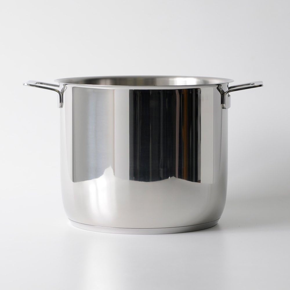 A Di Alessi,AJM100/24 "POTS & PANS", Stockpot in 18/10 stainless steel mirror polished,9 qt 10 oz