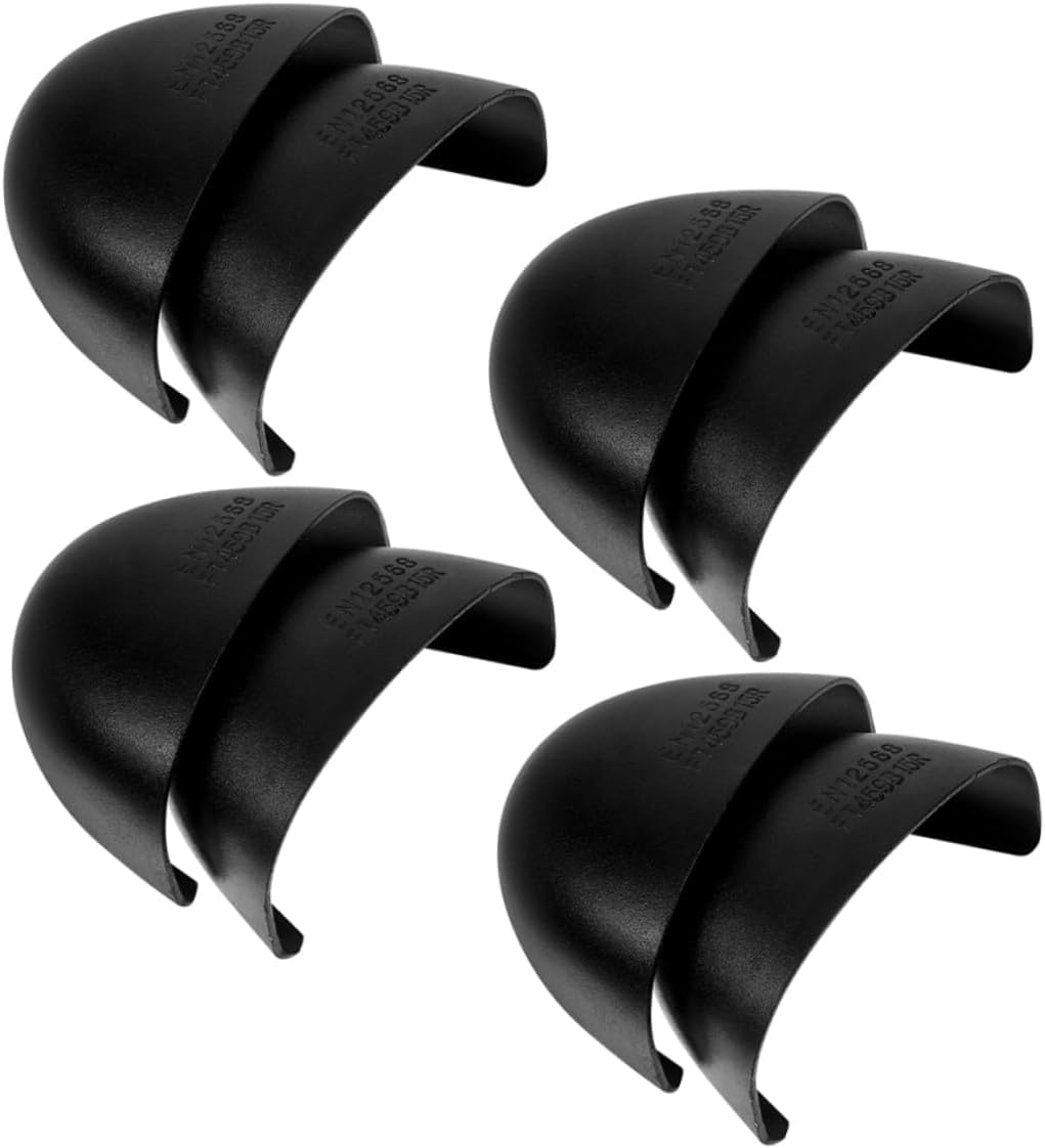 LIFKOME 4pairs Safety Toe Shoes Inserts Caps Inserts Puncture Impact Resistant