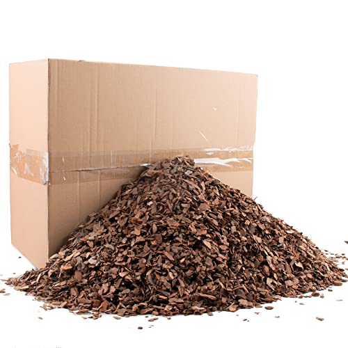 29qt Organic Orchid Potting Bark -Natural Orchid Mulch for Potted Plants Root Development of Orchid Plants and Garden Soil Amendment Mix
