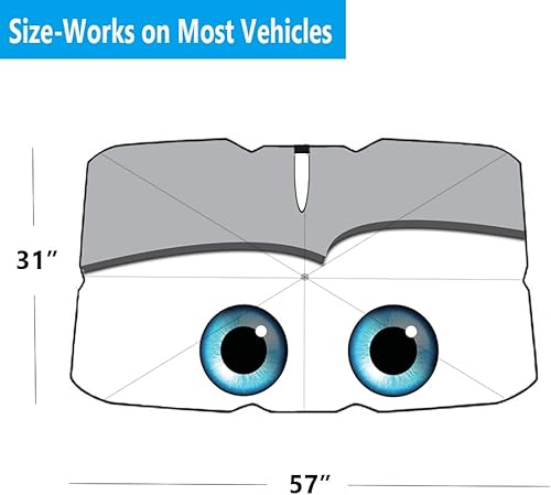 Miniatura 5 de Paraguas para Parabrisas Coricha 2025 Accesorios para Coche 100% Ocultación Sombras para Parabrisas Frontales de Coche Paraguas Visor Solar
