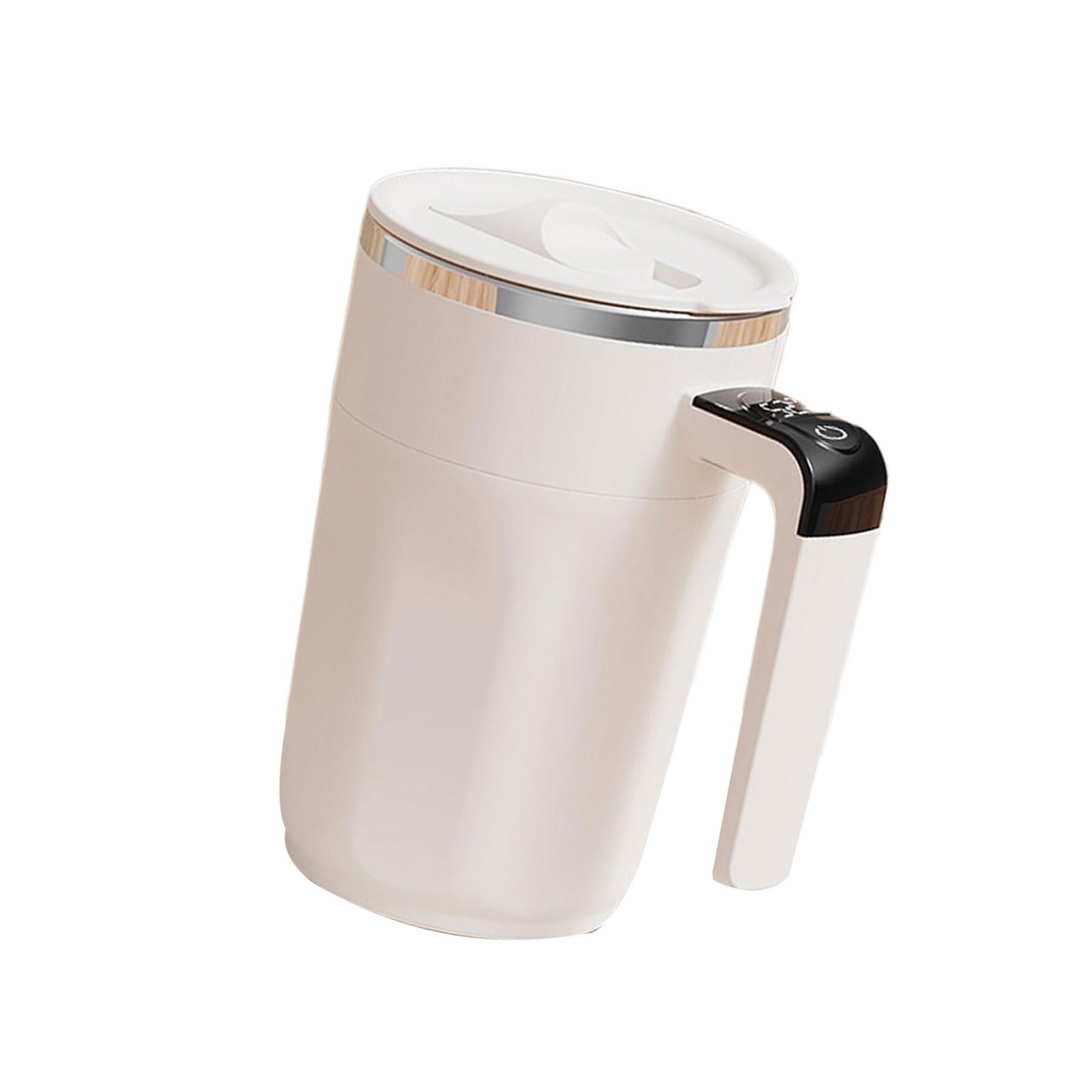 Nucelit Functional Stirring Cup Efficient Stirring Mug 400ml Mixing Coffee Mug for Easily Blending Beverage Blending Cup