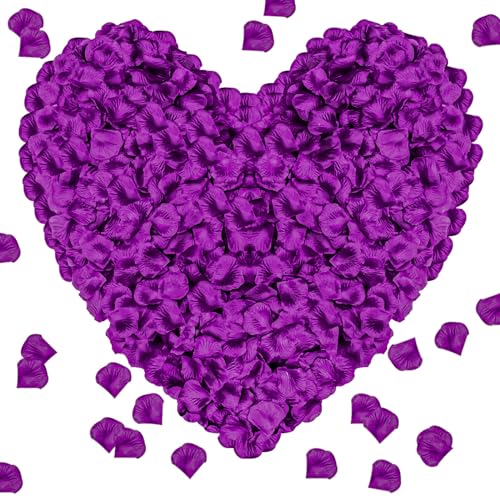 1000Pieces Rose Petals Deep Purple