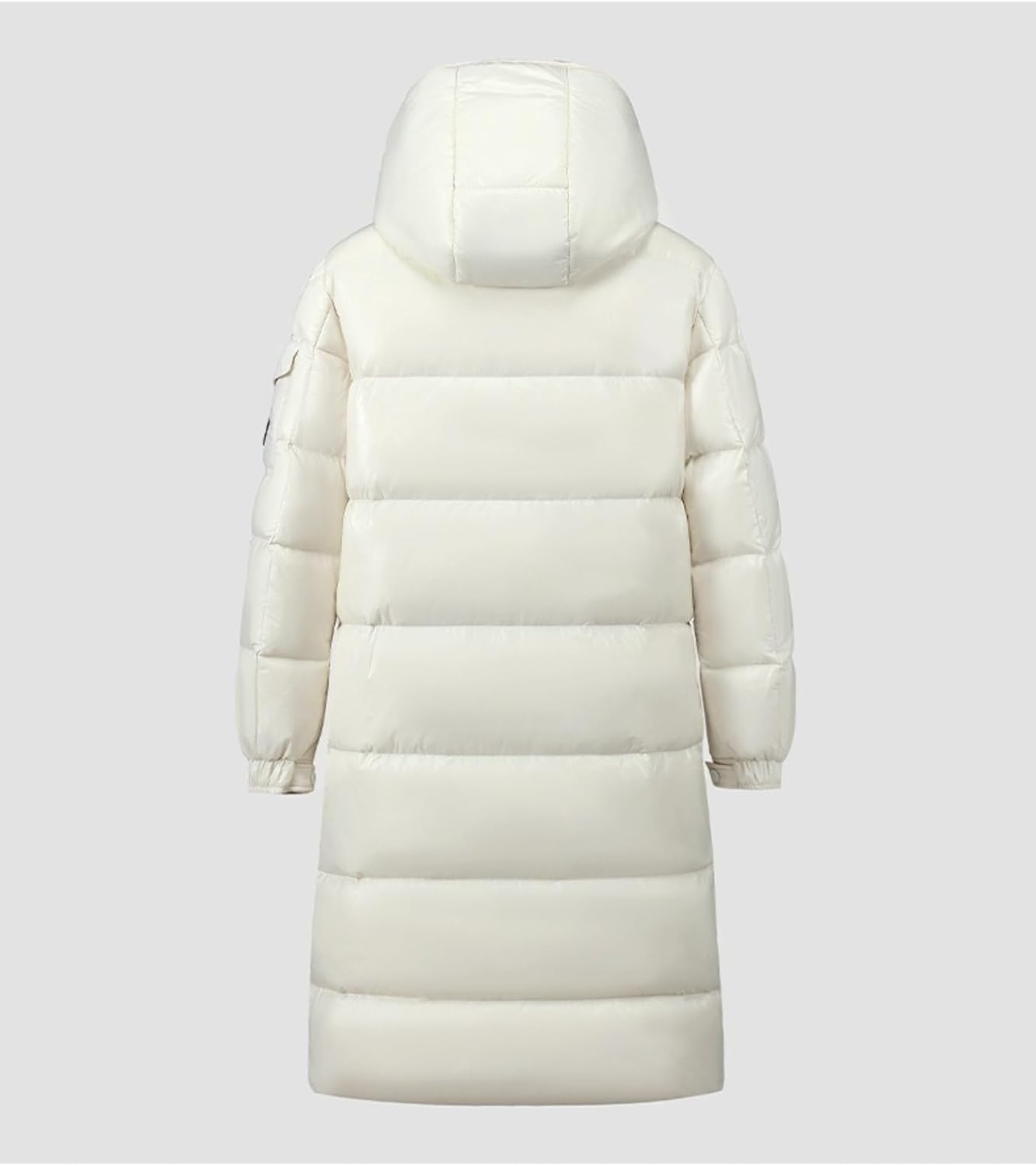 Women Hooded Warm Down Jacket Winter Shiny Padded Coat Waterproof Puffy Parka Outerwear Winter Puffer Coat