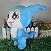 buyaoku Peluche de Anime Digimon 38 cm Chibi muñeco de Peluche de Dibujos Animados Abrazo Almohada Regalo de cumpleaños