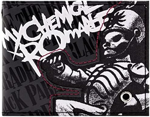 My Chemical Romance MCR Black Parade Rock Billetera/Cartera Bi-Fo...