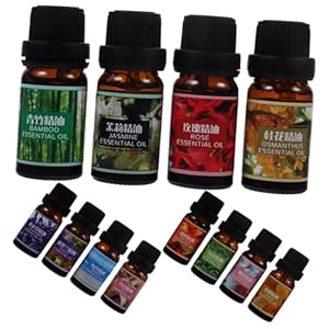 Beaupretty 12 Stuks aromatherapie-oliën voor diffuser set biologische etherische olie huis verdeler luchtbevochtiger aromatherapie-diffuser met oliën toegewijd essentiële olie