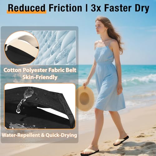 Anmerl Flip Flops for Women & Men - Comfort Lightweight Flat Thong Sandals with Breathable Fabric Straps, Non-Slip Beach Pool Slides for Summer Indoor Outdoor3