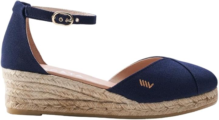 VISCATA Formiga Canvas Espadrille Sandal Wedges, Comfort and Style for Every Occasion, Size 5-12