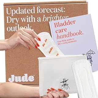 Jude Everyday Bamboo Incontinence Pads - for Medium Leaks & Gushes - Ultra Thin, Super Soft & Totally Biodegradable (Starter Kit)