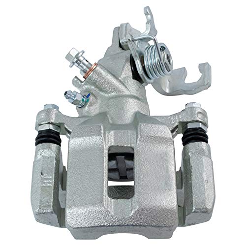 Image of TRQ Rear Left Brake Caliper w /Bracket Drivers Side