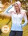 KPSUN Women's UPF 50+ UV Sun Protection Clothing Zip Up Hoodie SPF Long Sleeve Sun Shirt Fishing Hiking Outdoor Jacket,GradientPink,M