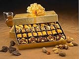 Sinbad Baklava Assortment, Mediterranean Dessert, 38 mini pieces