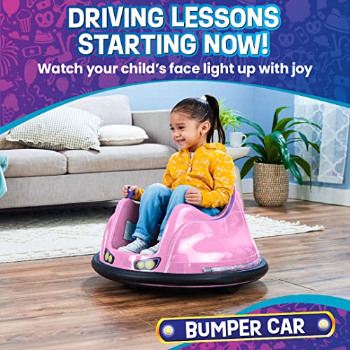 image for Flybar FunPark 6V Bumper Car for Toddlers, Electric Toddler Ride On To