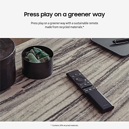 SAMSUNG SolarCell Remote, Solar Powered, Self-Charging TV Remote Control, USB-C Rechargeable, Made of Recycled Materials, VG-TM2180ES/ZA, Black by Samsung - Image 2
