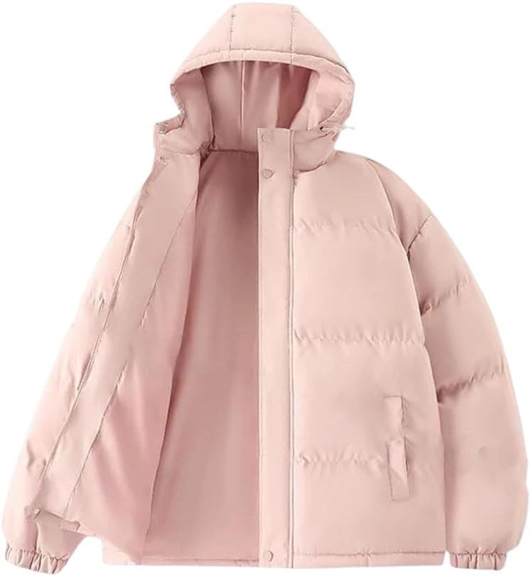 Men's Parka Coat Skiing Hooded Cotton-Padded Jacket Outdoor Thick Padded Snow