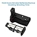 Powerextra BG-E14 Battery Grip + 2-Pack High Capacity 2600mAh LP-E6/LP-E6N Batteries with Infrared Remote Control Replacement for Canon EOS 70D/80D Digital SLR Camera