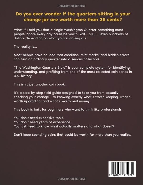 The Washington Quarters Bible: [5 in 1] A Complete and Updated Guide to All Washington Quarters (1932–1998) + Checklist, Values, Mintages, Key Errors, Die Varieties, and Rare Silver Issues image 3