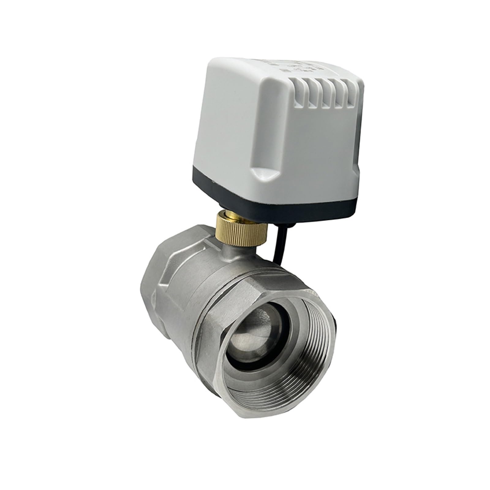 1/2 E Quot 3/4 1 1-1/4 Valvola A Sfera Motorizzata Impermeabile IP65 In Acciaio Inossidabile 12V 24V A Elettrica In Ottone Con Controllo A 3 Fili 2 Conservazione Dell'Acqua(1",12VDC,CR02)