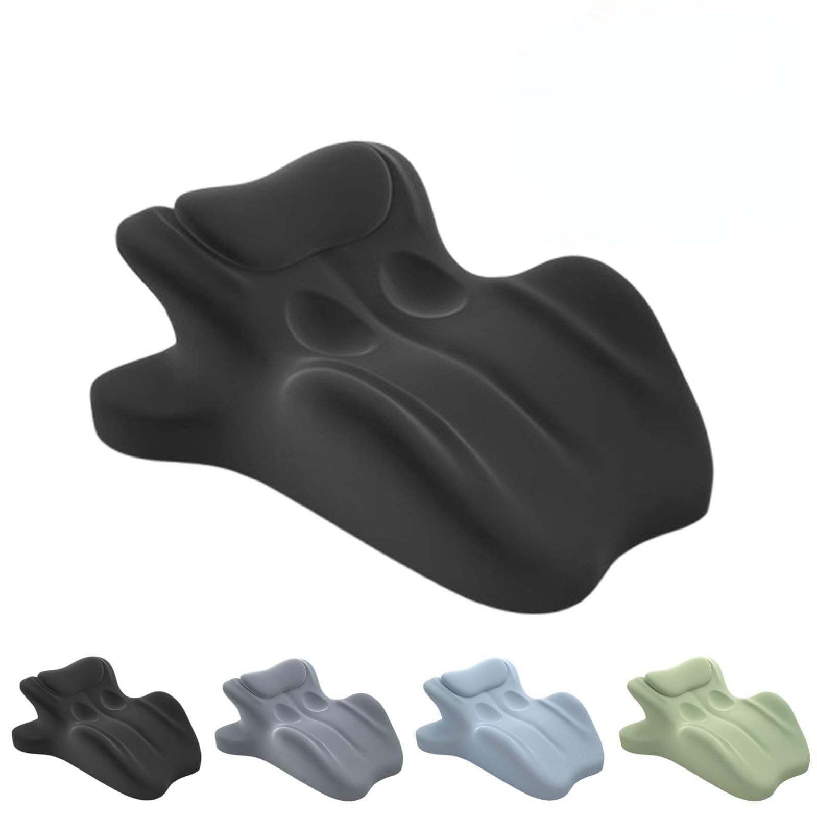 Spark Pillow for Couples Waist and Neck Support, Midnight Embrace Pillows, Perfect Position Instantly,Better Positioning, Enhanced Comfort, Wedge Pillow Memory Foam (Black)