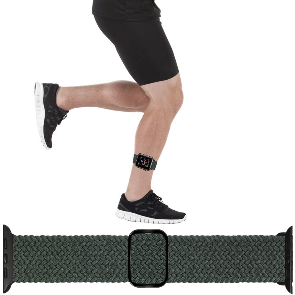 IFCASE Elastic Arm/Ankle Band for Apple Watch 49mm 45mm 44mm 42mm 41mm 40mm 38mm iWatch Series Ultra 8 7 6 5 4 3 2 SE, Sport Strap Unisex Armband or Ankleband
