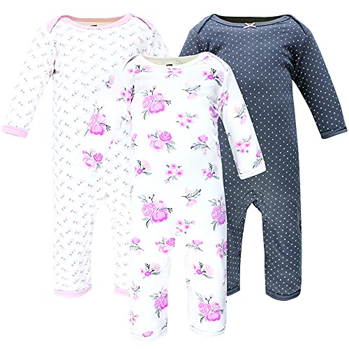 Image of Hudson Baby Baby Cotton Union Suit, 3 Pack