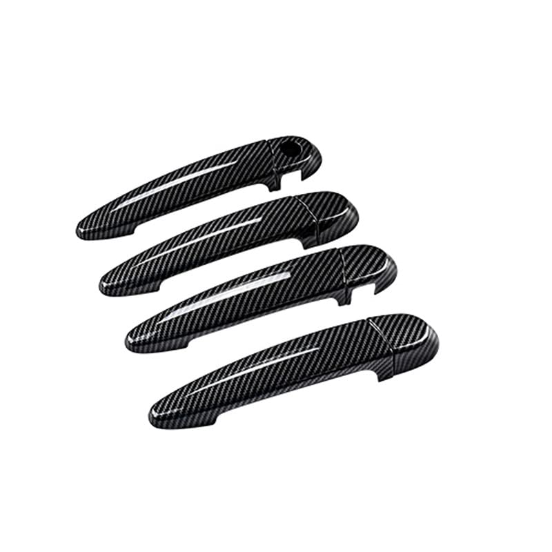 Garniture poignée de porte en fibre de carbone pour BMW F30 F31 F34 élégante et durable