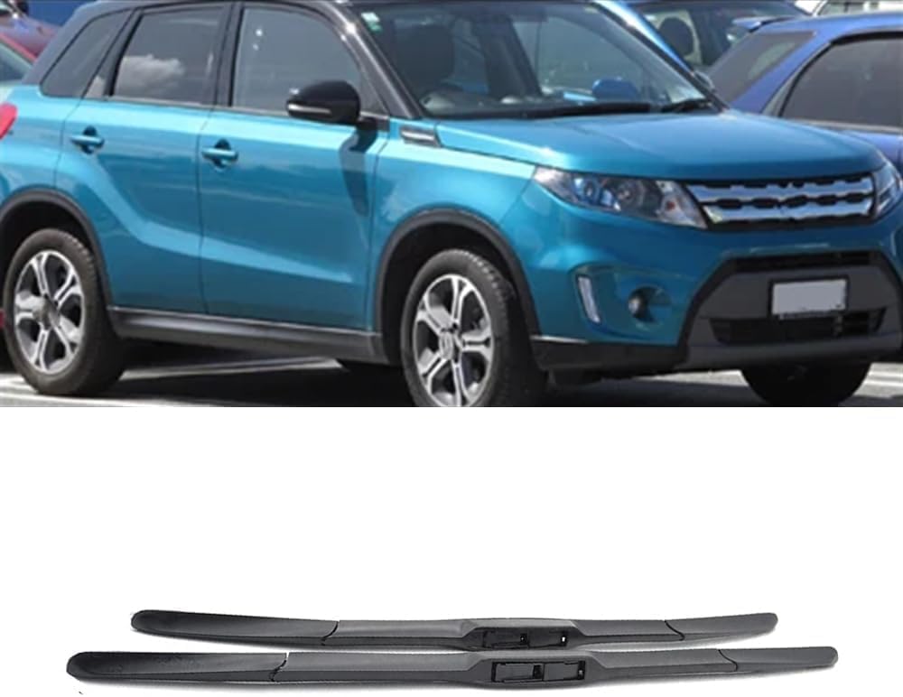 RESKIU Car Front Windshield Wiper Blade Set Replacement for Suzuki Vitara MK4 2015-2023, All Season Windscreen Wipers Quiet Easy Installation