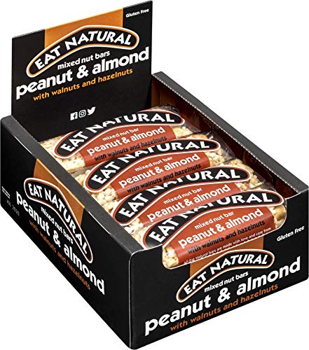 Eat Natural with Peanuts, Almonds and Hazelnuts 45 g (Pack of 12)