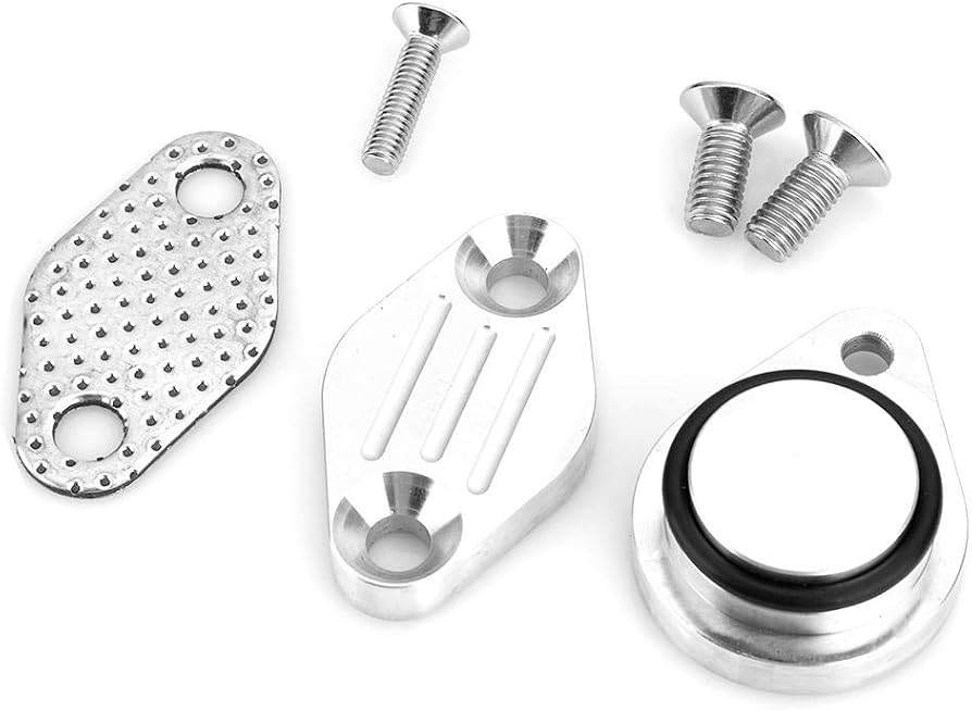 EGR Valve Delete Plate Block Off Intake Manifold Plate, 49 OFF