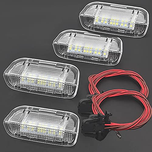 Luci di avvertimento della porta dell'automobile