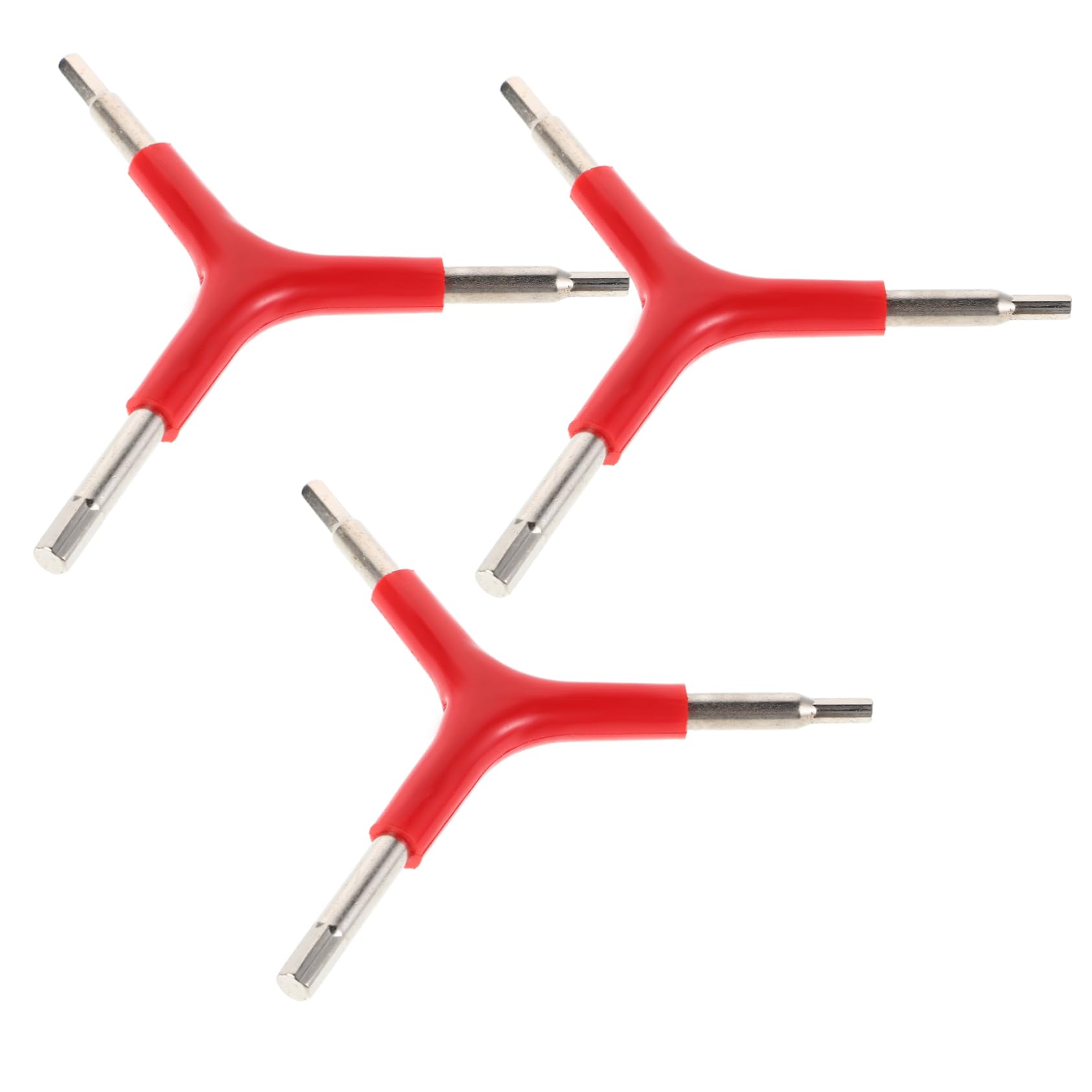 ibasenice 3pcs Y-Type Wrench Multi-Purpose Tool for Motorcycle and Electric Bike Repairs Portable Way Spanner for Versatile Mechanical Maintenance