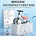 Bekilole Light Up Wheel Baby Balance Bike | 1 Year Old Girl Gifts & 1st Birthday Gift | Ride on Toys for One Year Old Girls, Toddler Toys, Princess Pink