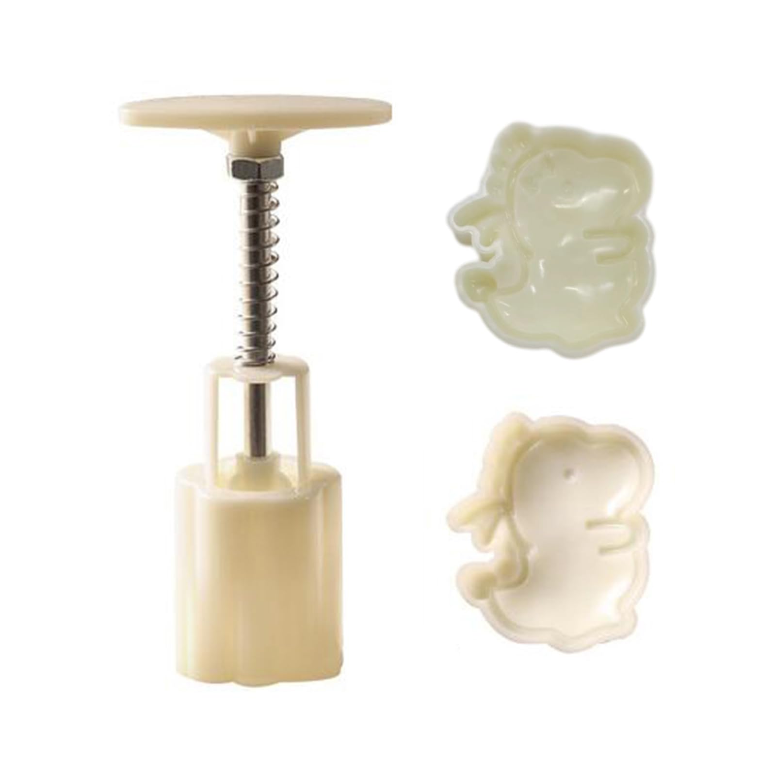 MALSSE 30g Stamps Cartoon Dinosaur Shaped Molds Hand Press Pastry Decorating Tools Stamps for Baking