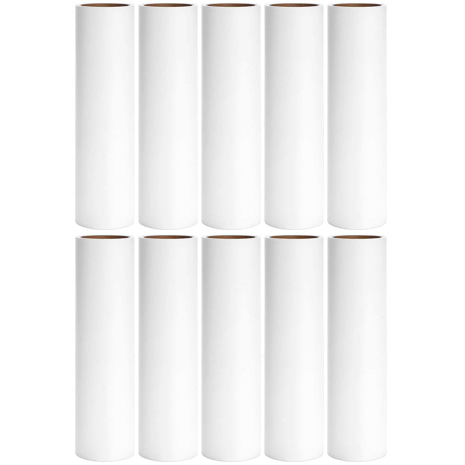 10 Rolls Extra Adhesive Lint Roller for Pet Hair 9.5" to 9.5" Wide, 600 Sheets Total